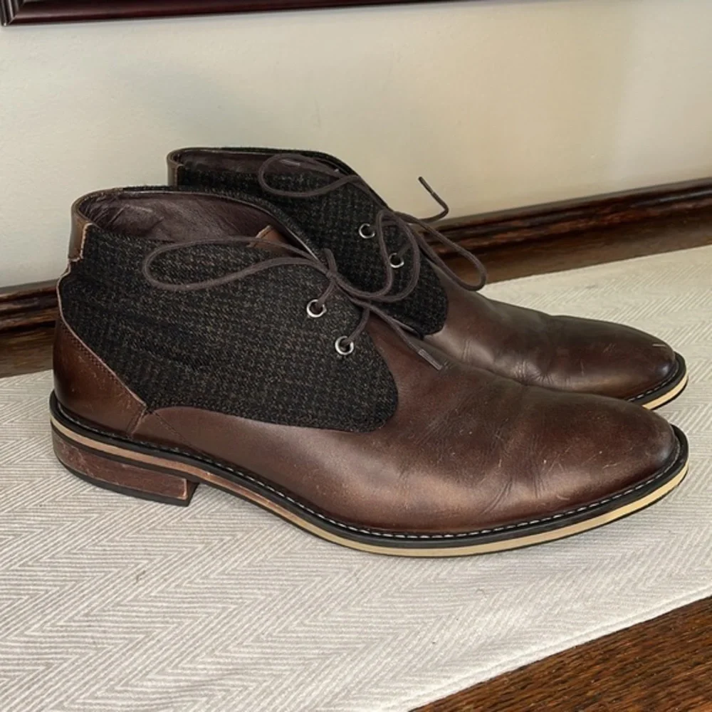 Zanzara Men's Nebot Chukka Boots,Brown, 10.5‎
